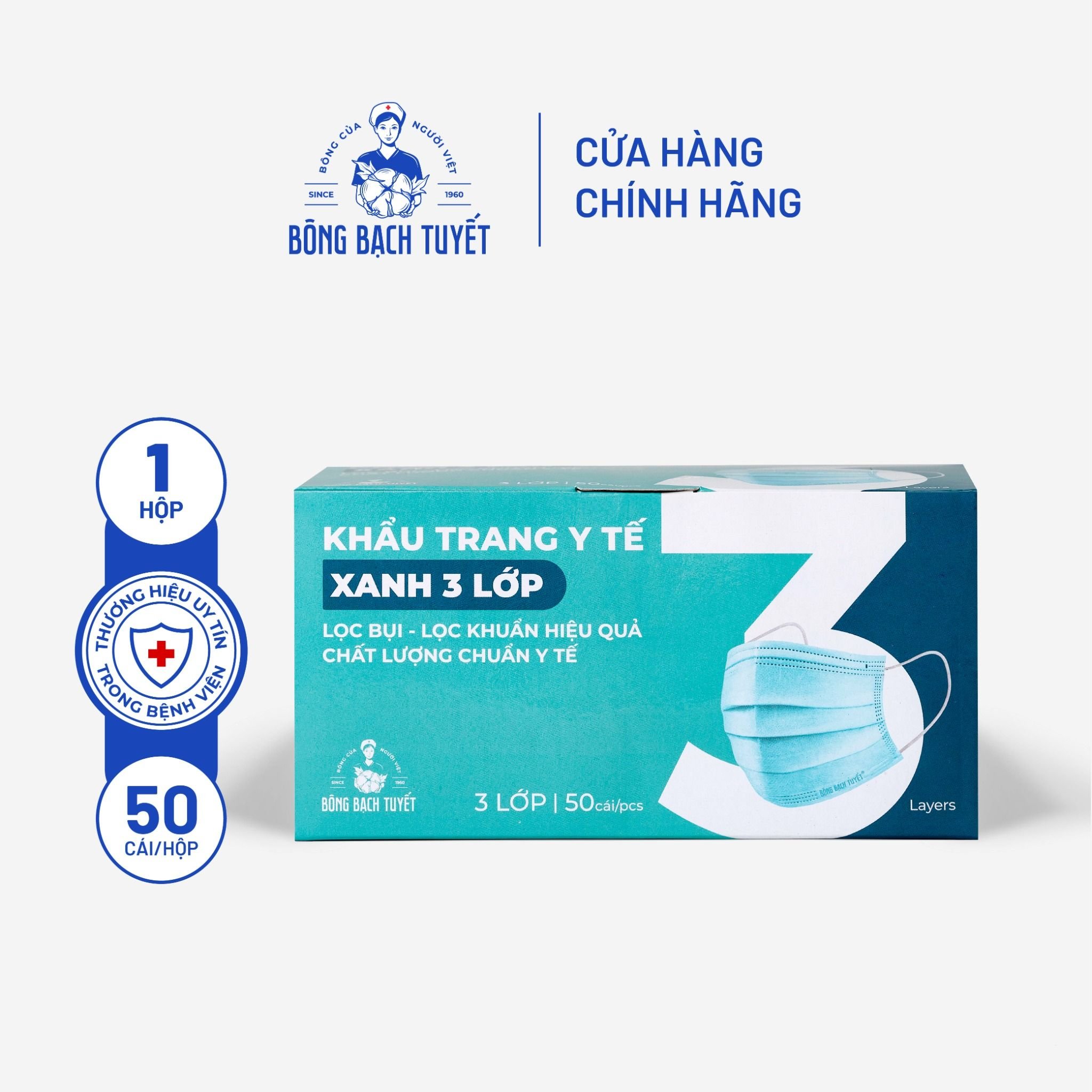 Kt BBT 3 Lớp Xanh 50 chiếc